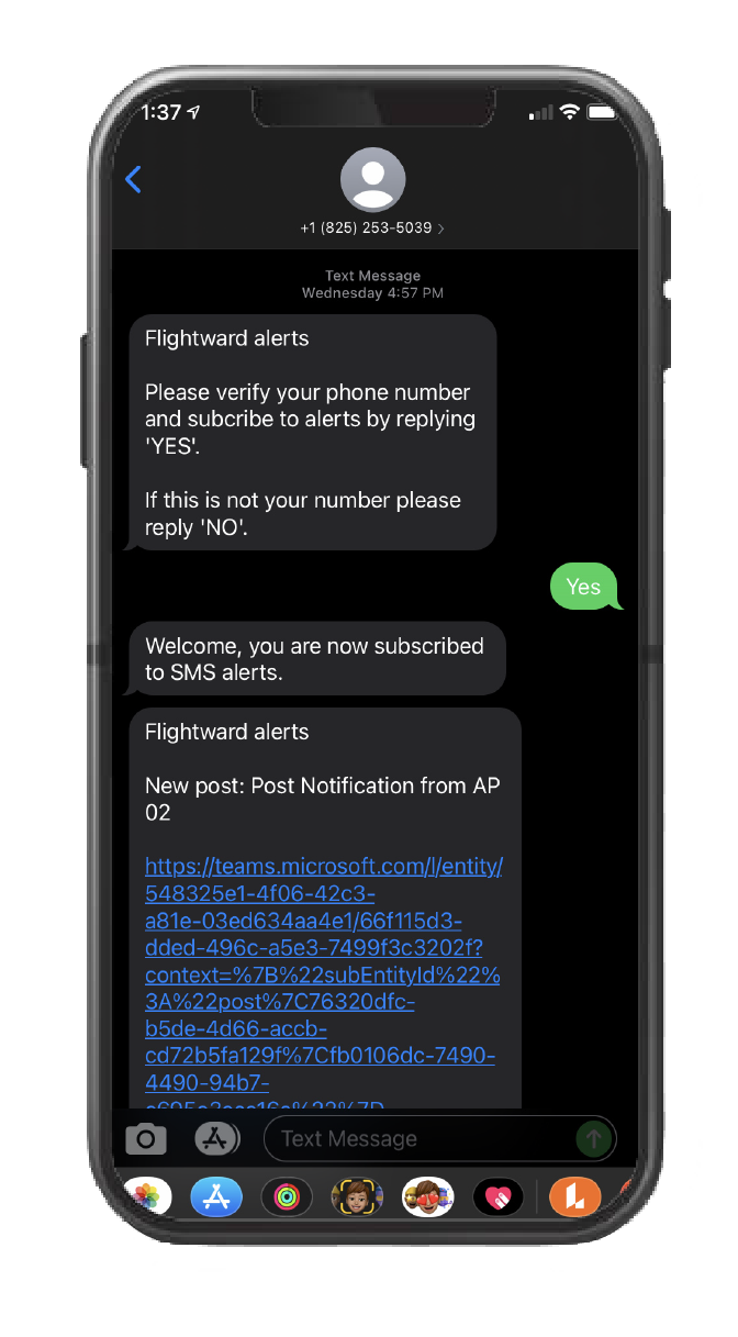 Mobile Sparrow Screenshot SMS-new